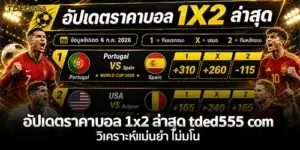 อัปเดตราคาบอล 1x2 ล่าสุด tded555 com